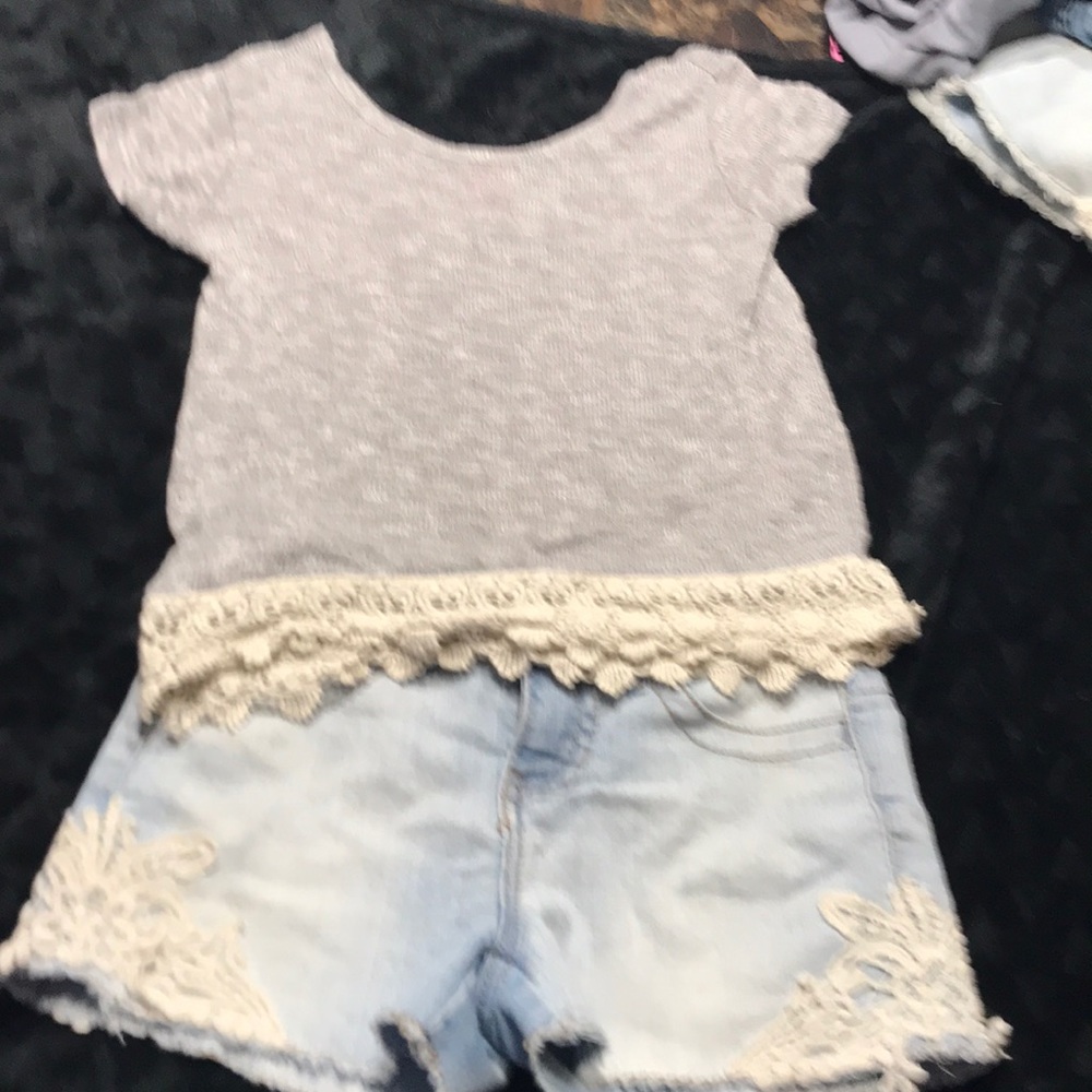 Girls denim shorts